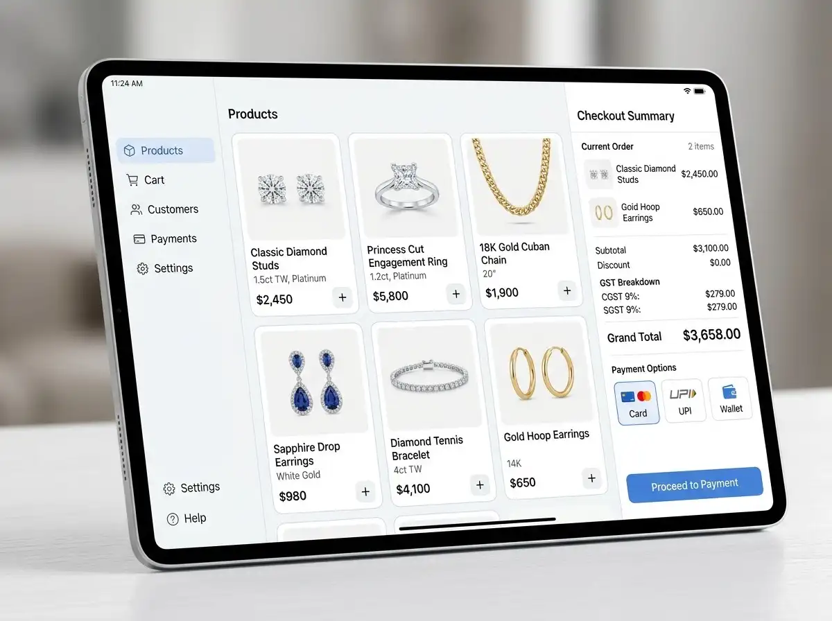 Jewelry Store POS System in UAE