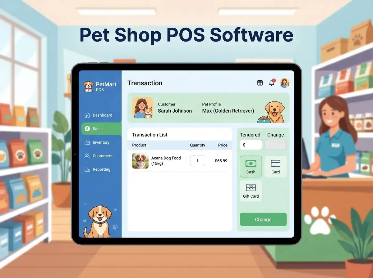 Pet Shop POS Software In UAE​