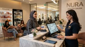 UAE salon VAT compliant POS billing reception system