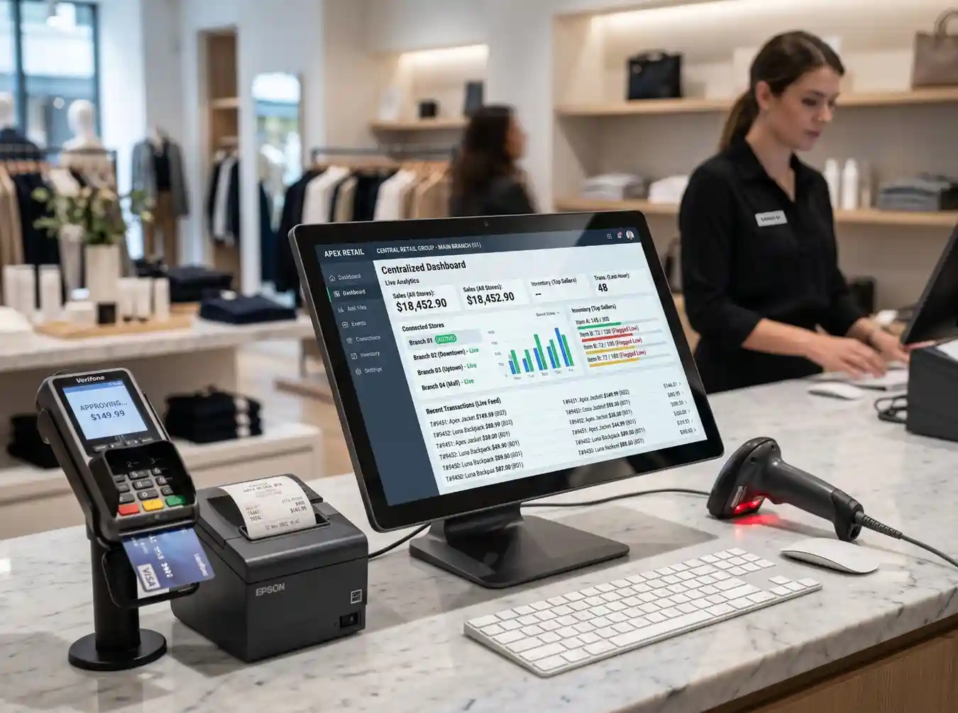 multi branch POS Software in UAE
