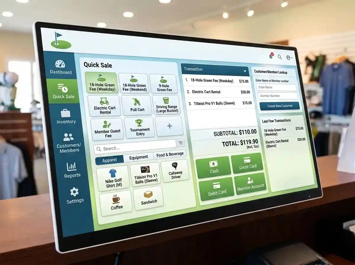 Golf POS Software In UAE